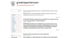 Desktop Screenshot of greatreporter.com